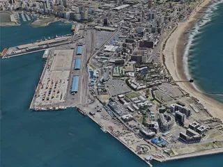 Durban City, South Africa (2019) 3D Model preview