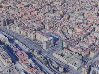 Naples City, Italy (2019) 3D Model preview