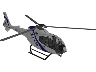 Eurocopter EC-120 3D Model preview