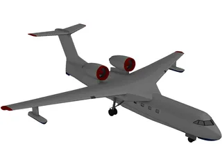 Beriev Be-200 Altair 3D Model preview