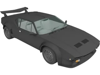 De Tomaso Pantera (1984) 3D Model preview