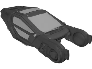 Blade Runner 2049 Spinner 3D Model preview