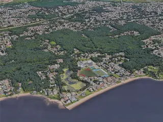 New York City, Staten Island, USA (2019) 3D Model preview