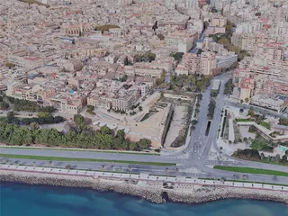 Palma City, Spain (2019) 3D Model preview