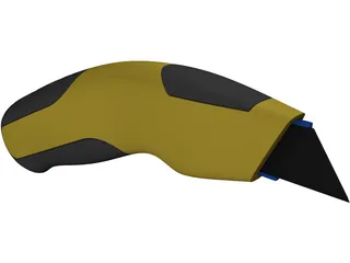 Utility Knife 3D Model preview