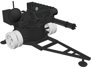 M61 Vulcan 3D Model preview