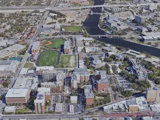 Tampa City, FL, USA (2019) 3D Model preview