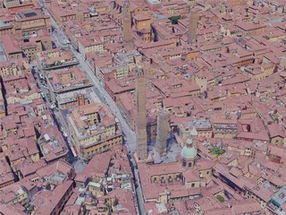 Bologna City, Italy (2019) 3D Model preview