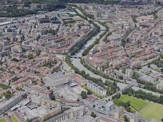 Geneva City, Switzerland (2019) 3D Model preview