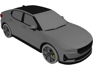 Polestar 2 (2020) 3D Model preview