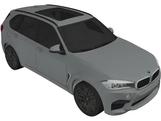 BMW X5M [F85] 3D Model preview