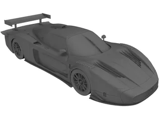 Maserati MC12 (2005) 3D Model preview