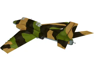 Ilyushin Il-102 3D Model preview