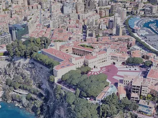 Monaco City, Monaco (2019) 3D Model preview