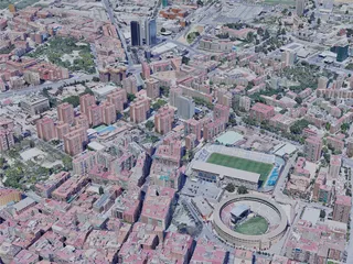 Murcia City, Spain (2019) 3D Model preview