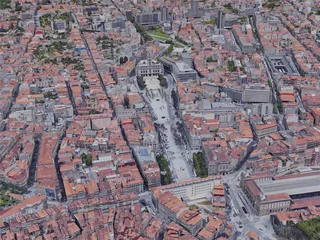 Porto City, Portugal (2019) 3D Model preview