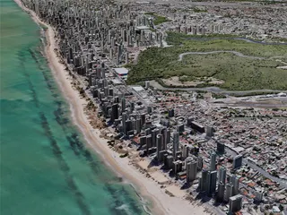 Recife City, Brazil (2019) 3D Model preview