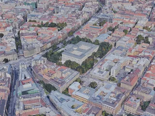 Budapest City, Hungary (2019) 3D Model preview