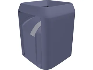 Gas Bottle 3D Model preview