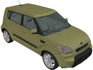 Kia Soul (2010) 3D Model preview