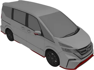 Nissan Serena Nismo (2016) 3D Model preview