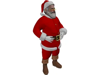 Santa Claus 3D Model preview