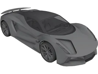 Lotus Evija Concept (2020) 3D Model preview