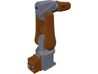 ABB IRB120 Robot 3D Model preview