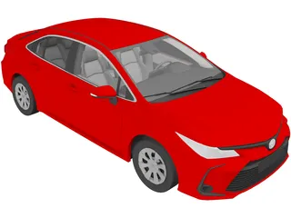 Toyota Corolla (2019) 3D Model preview