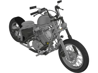 Yamaha Bobber 3D Model preview