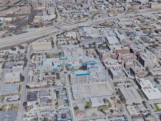 Fort Worth City, TX, USA (2019) 3D Model preview