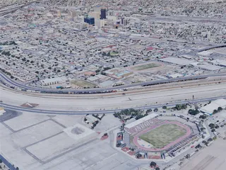 El Paso City, TX, USA (2019) 3D Model preview