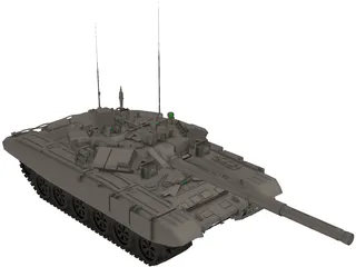 T-90 3D Model preview