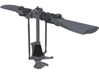 Bell 206 Rotor Head 3D Model preview