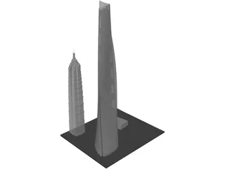 Shanghai Tower 3D Model preview