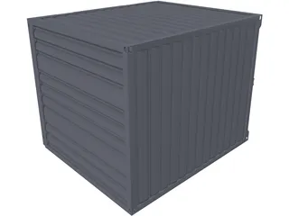 Container 10ft 3D Model preview