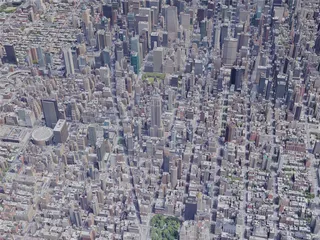 New York City, Midtown Manhattan, USA (2019) 3D Model preview