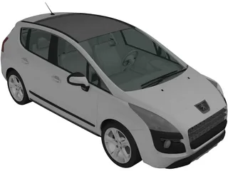 Peugeot 3008 3D Model preview