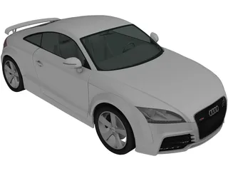 Audi TT RS (2009) 3D Model preview