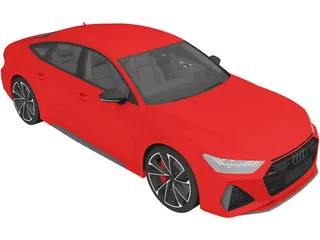 Audi RS7 Sportback (2020) 3D Model preview