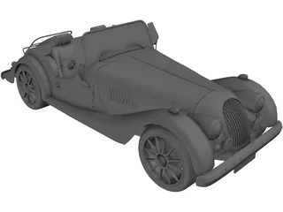 Morgan Roadster 3D Model preview