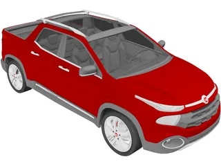 Fiat Toro 3D Model preview