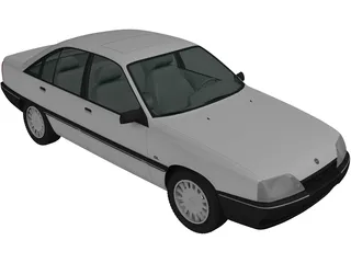 Opel Omega (1987) 3D Model preview