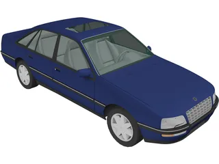 Opel Senator (1987) 3D Model preview