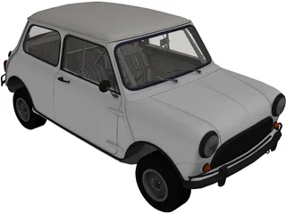 Austin Mini Cooper S (1965) 3D Model preview