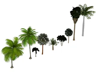 Tree Collection 3D Model preview