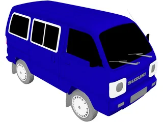 Suzuki Super Carry 3D Model preview