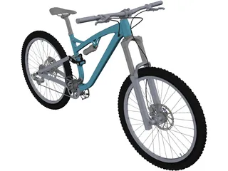 Trail Bike 3D Model preview