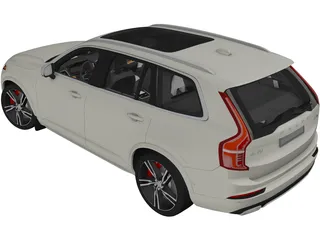 Volvo XC90 (2015) 3D Model preview