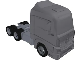 Mercedes-Benz Actros 3D Model preview